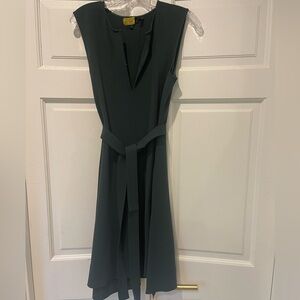 Theory Emerald Green Midi Dress